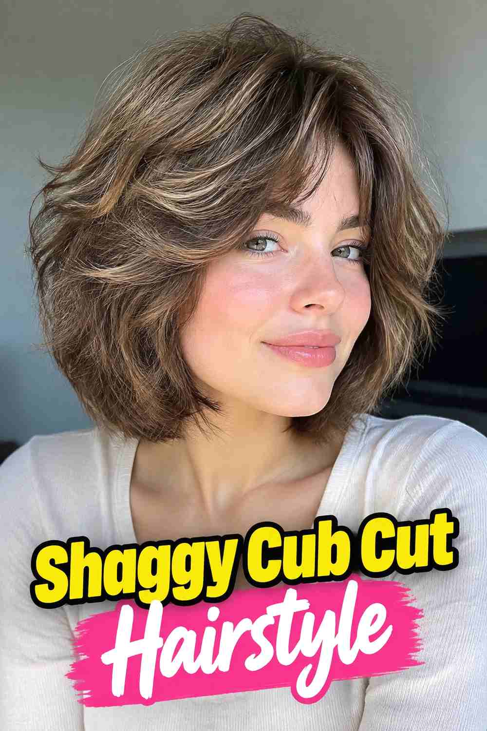 2. Shaggy Cub Cut Hairstyle