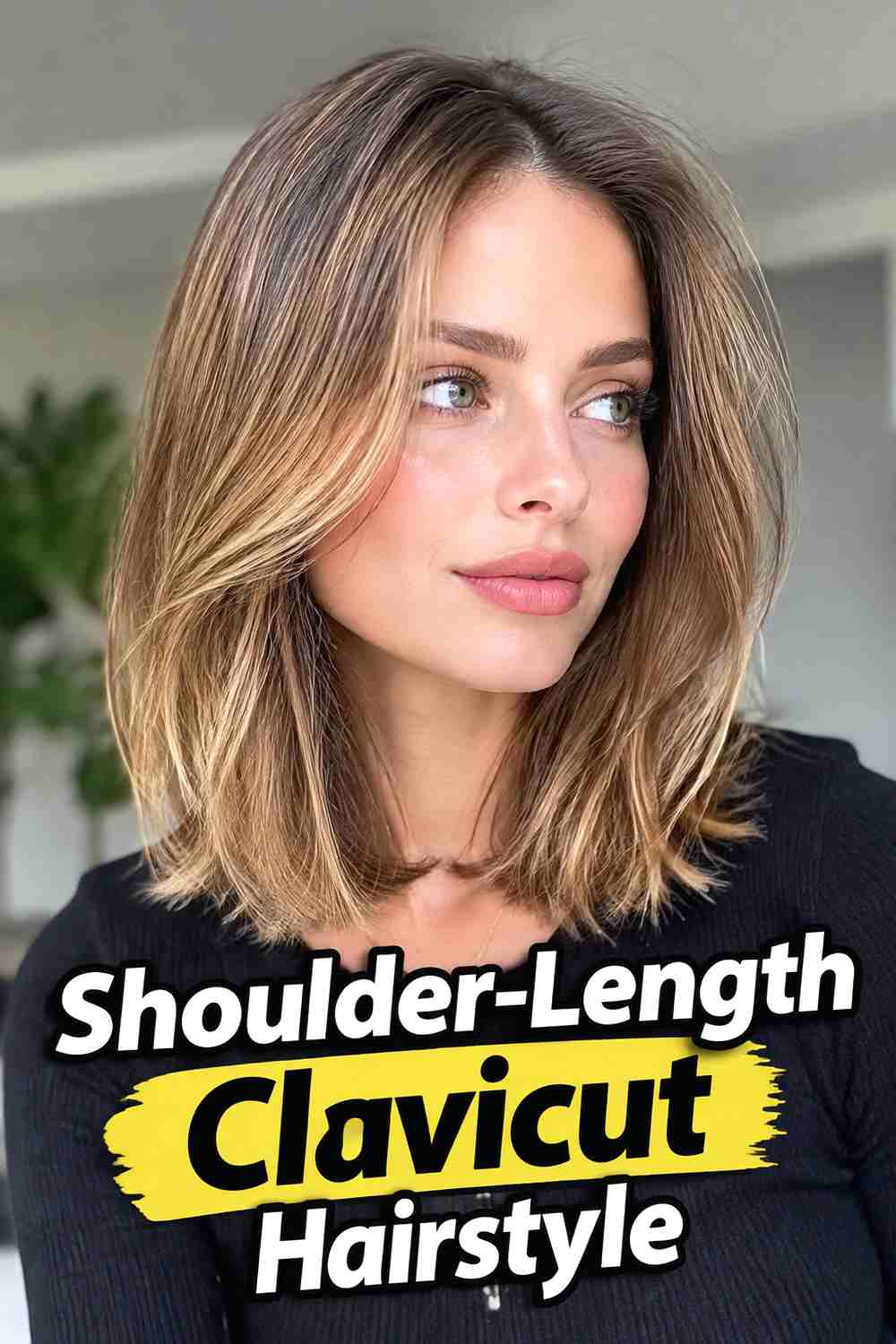 7. Shoulder Length Clavicut Hairstyle