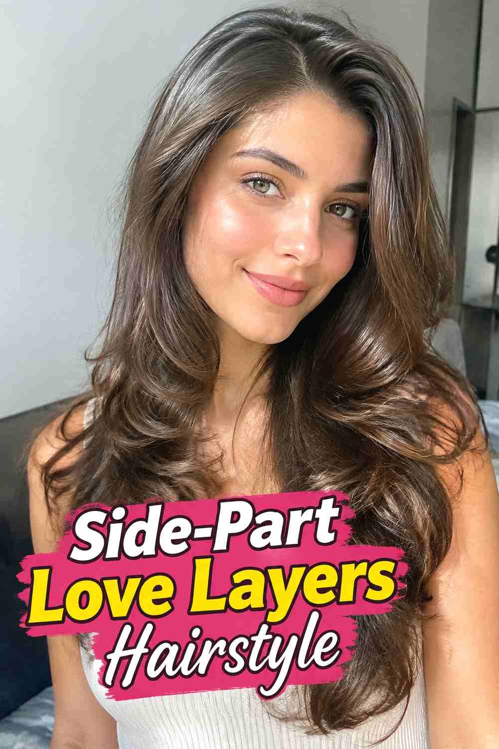 3. Side Part Love Layers Hairstyle
