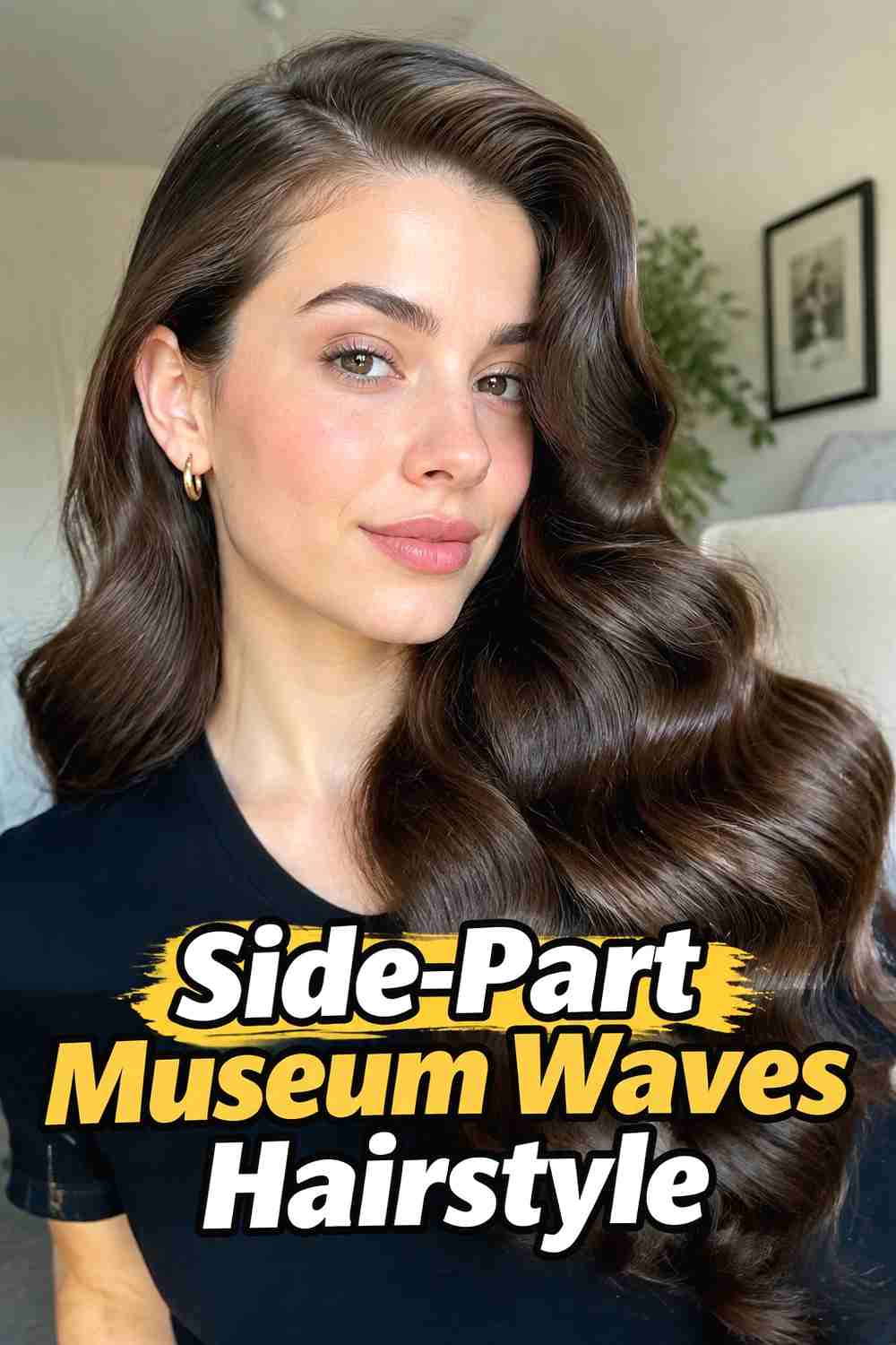 3. Side Part Museum Waves Hairstyle
