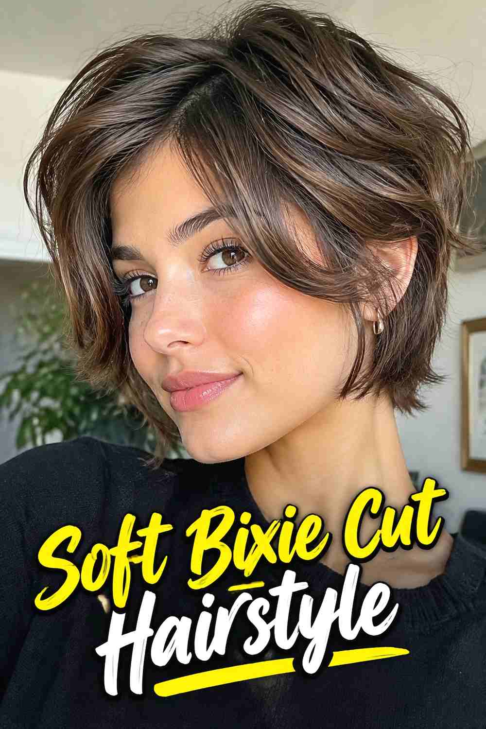 5. Soft Bixie Cut Hairstyle
