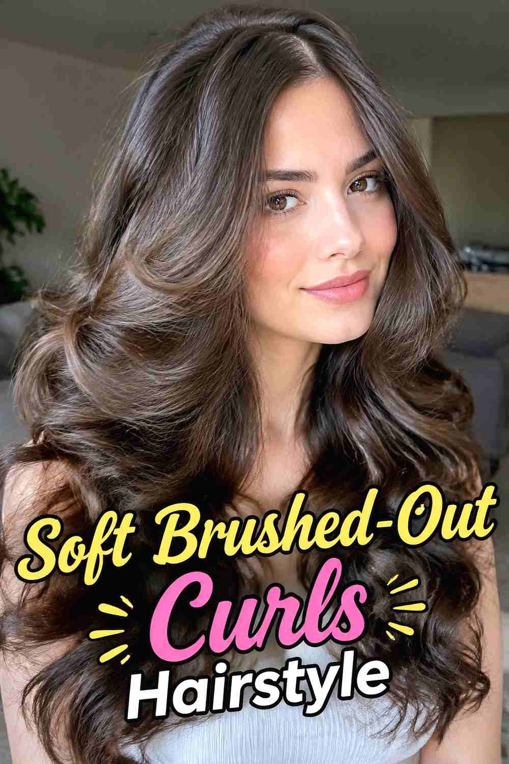 6. Soft Brushed Out Curls Hairstyle