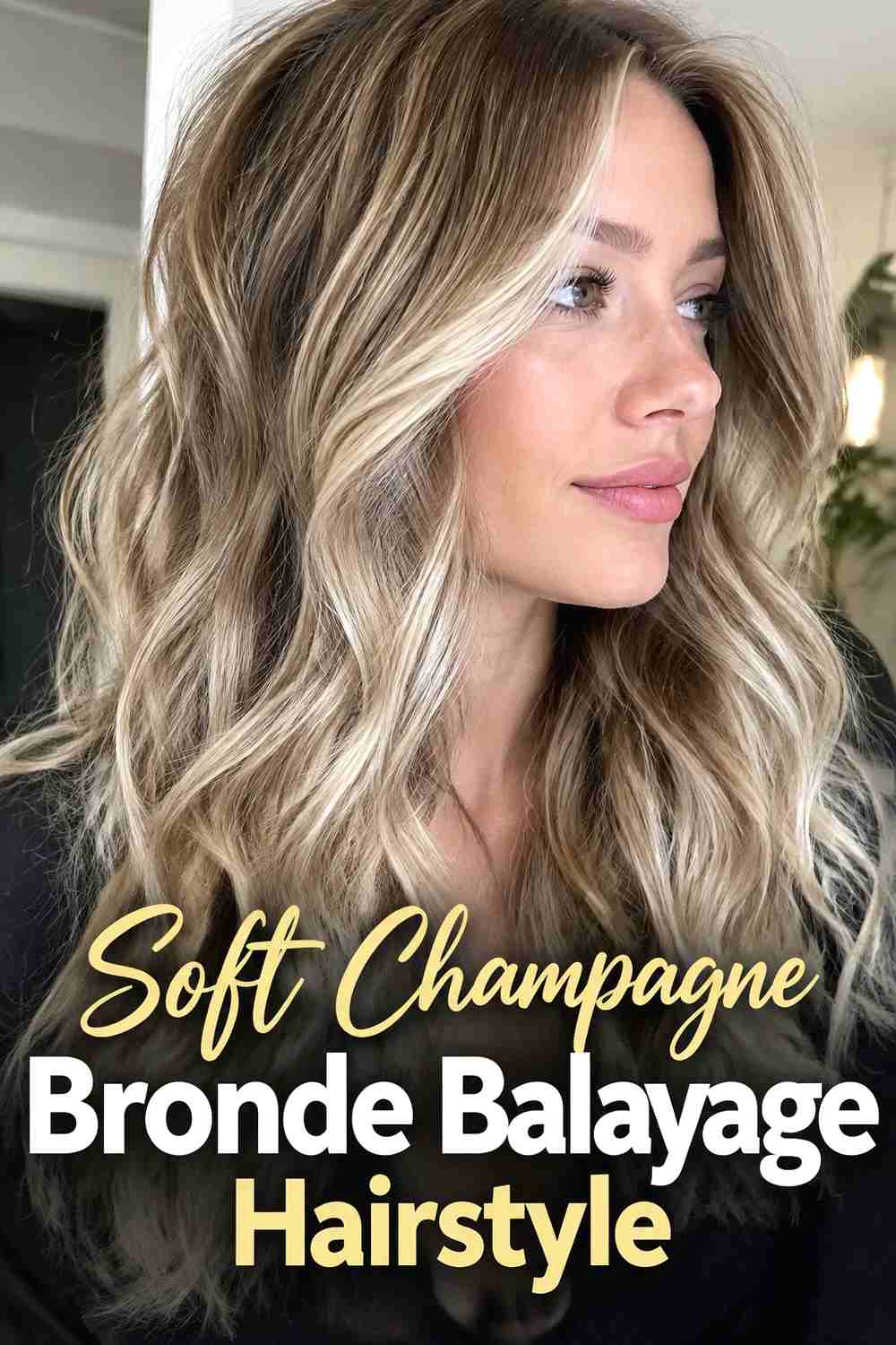 1. Soft Champagne Bronde Balayage Hairstyle