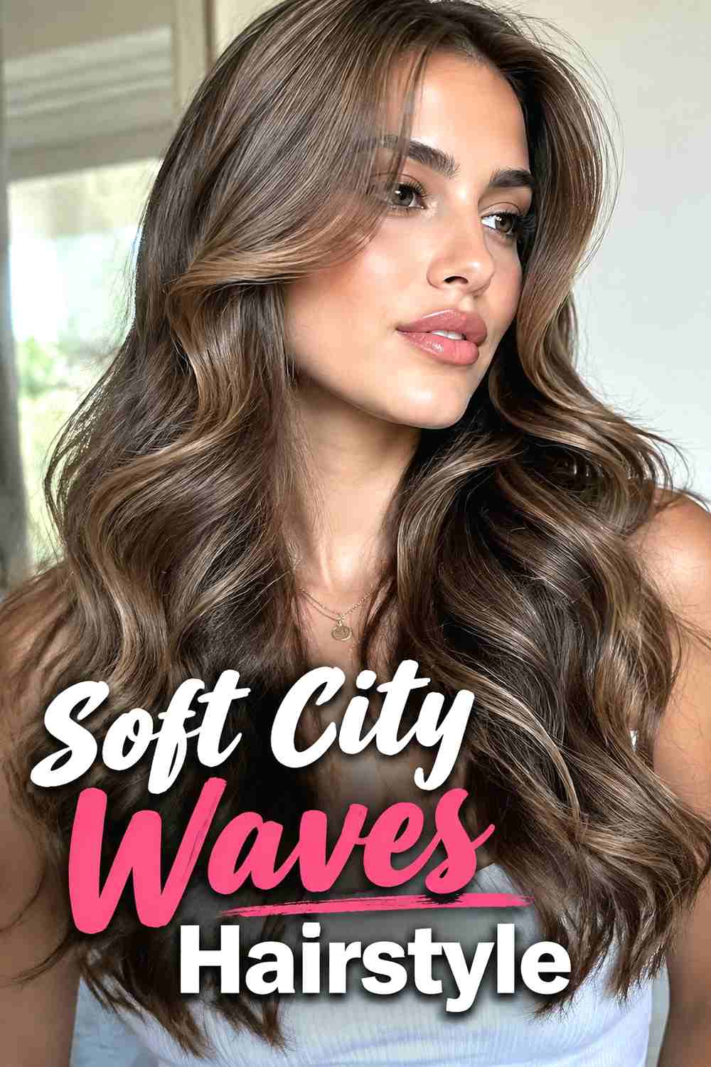 2. Soft City Waves Hairstyle