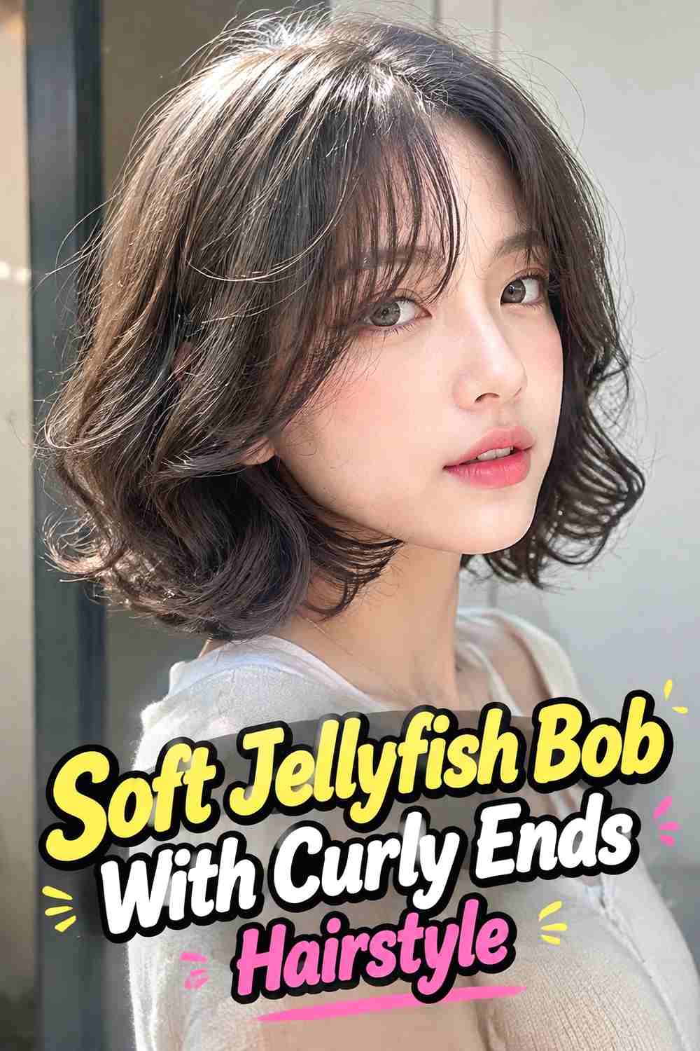 1. Soft Jellyfish Bob With Curly Ends Hairstyle