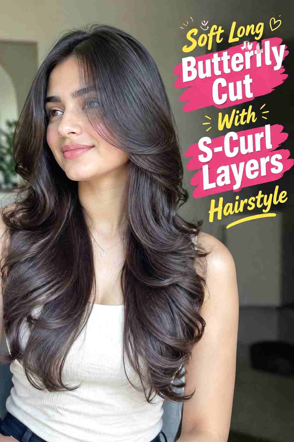 1. Soft Long Butterfly Cut With S Curl Layers Hairstyle