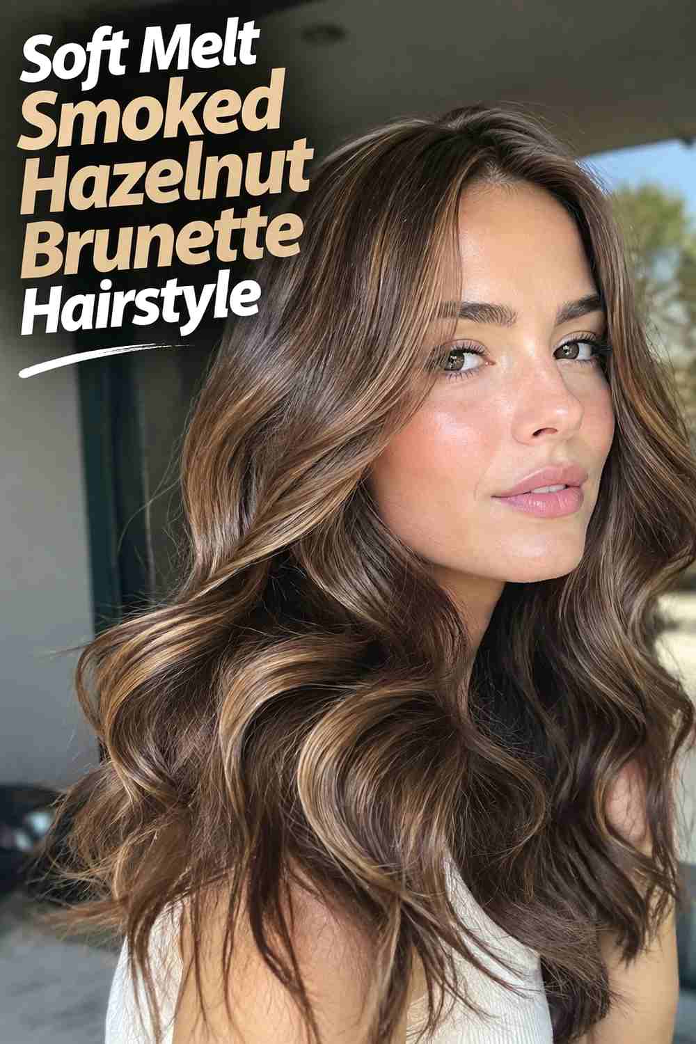 19. Soft Melt Smoked Hazelnut Brunette Hairstyle