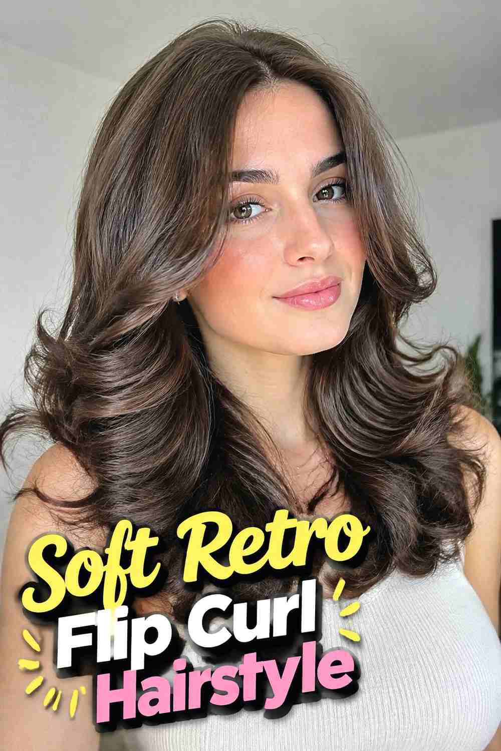 9. Soft Retro Flip Curl Hairstyle