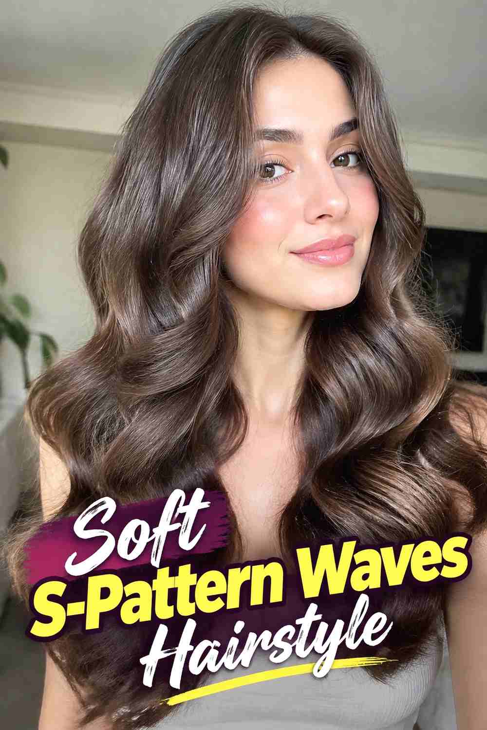 11. Soft S Pattern Waves Hairstyle