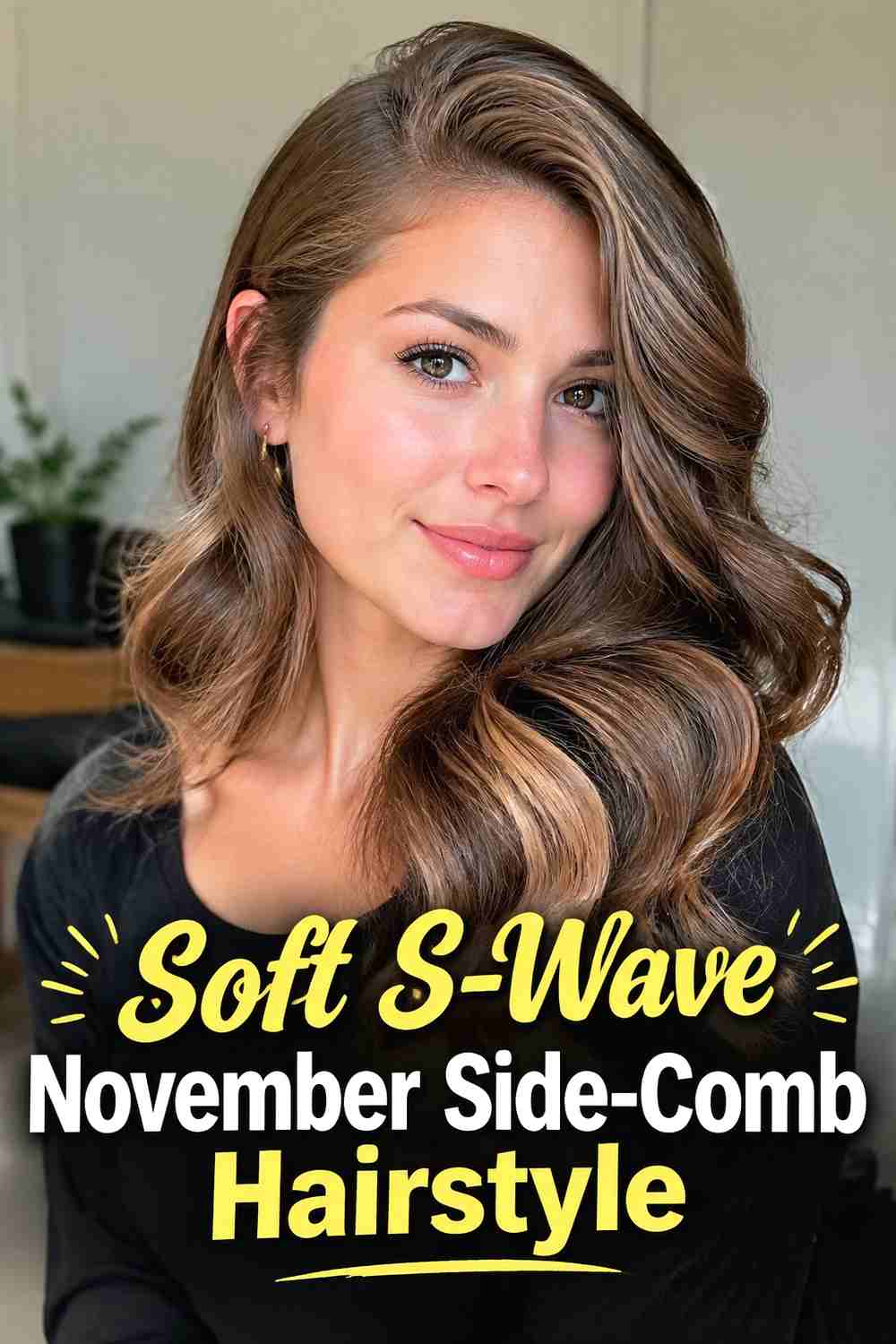 5. Soft S Wave November Side Comb Hairstyle