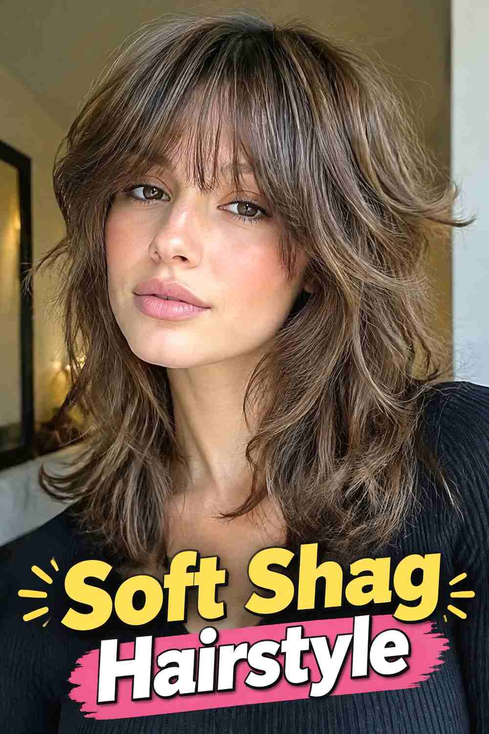 11. Soft Shag Hairstyle