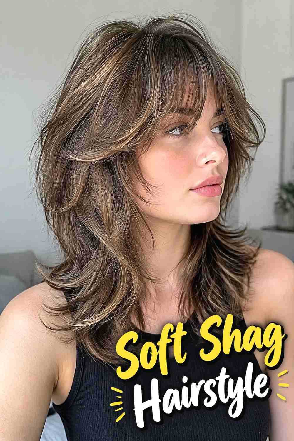 16. Soft Shag Hairstyle