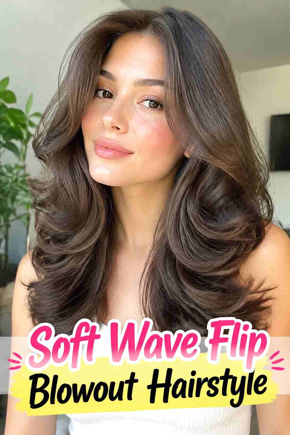 13. Soft Wave Flip Blowout Hairstyle