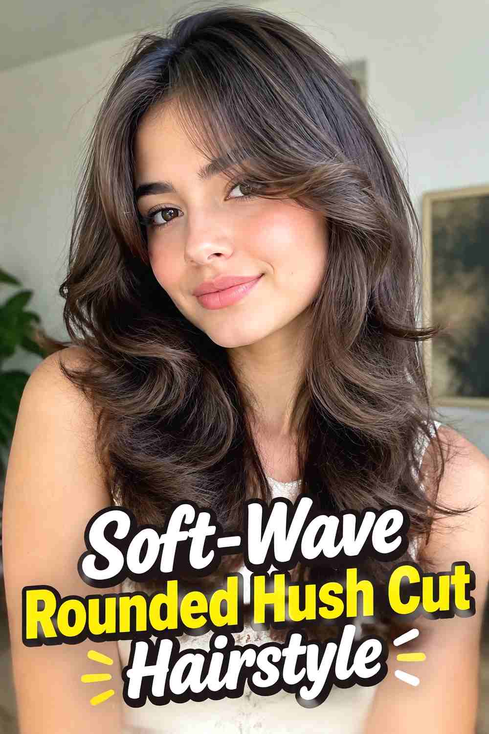 5. Soft Wave Rounded Hush Cut Hairstyle