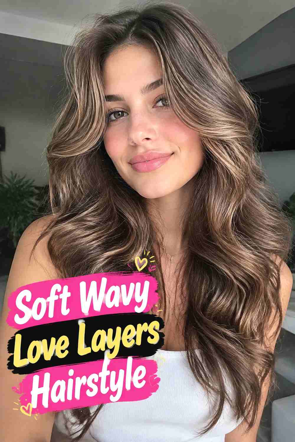 5. Soft Wavy Love Layers Hairstyle