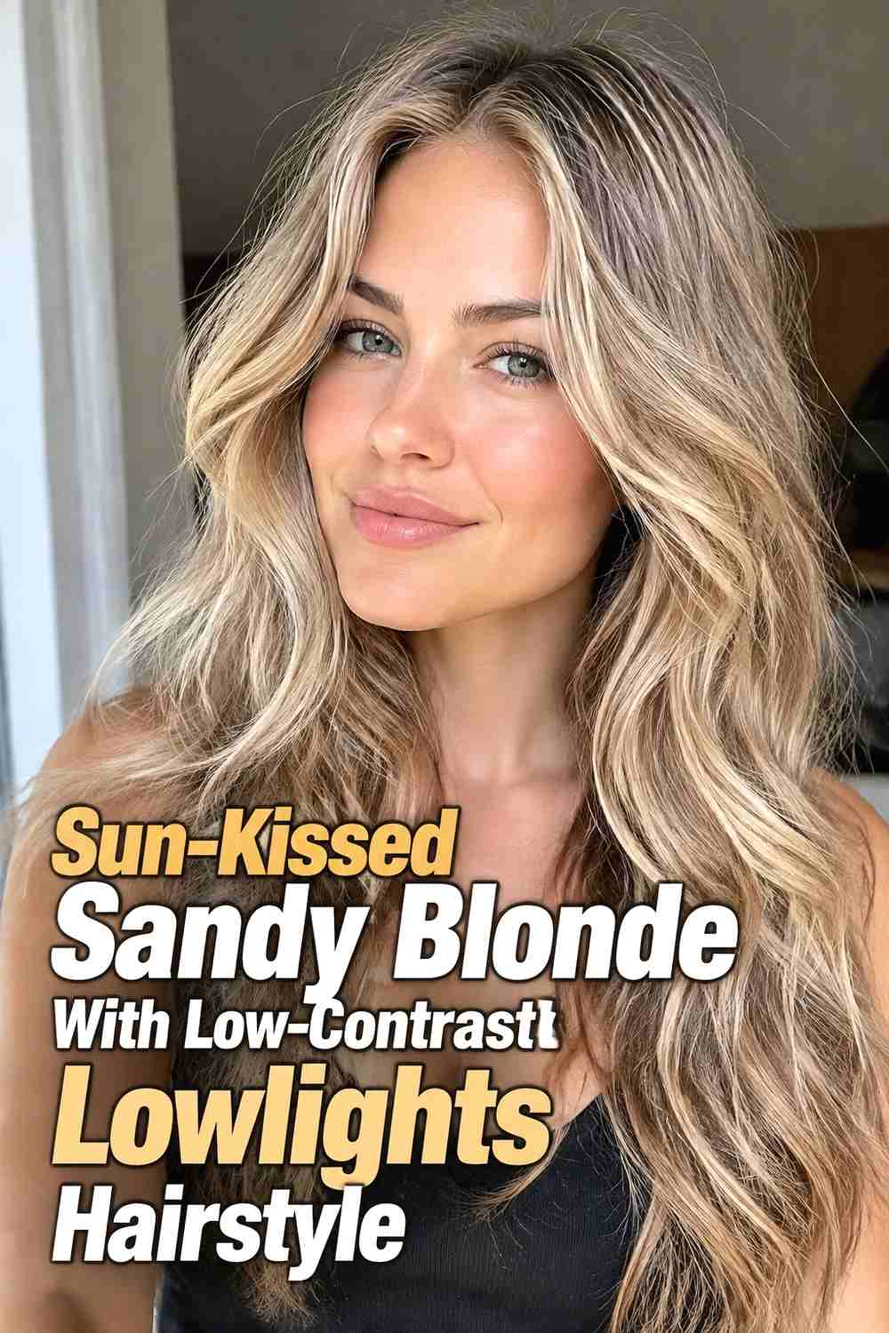13. Sun Kissed Sandy Blonde With Low Contrast Lowlights Hairstyle