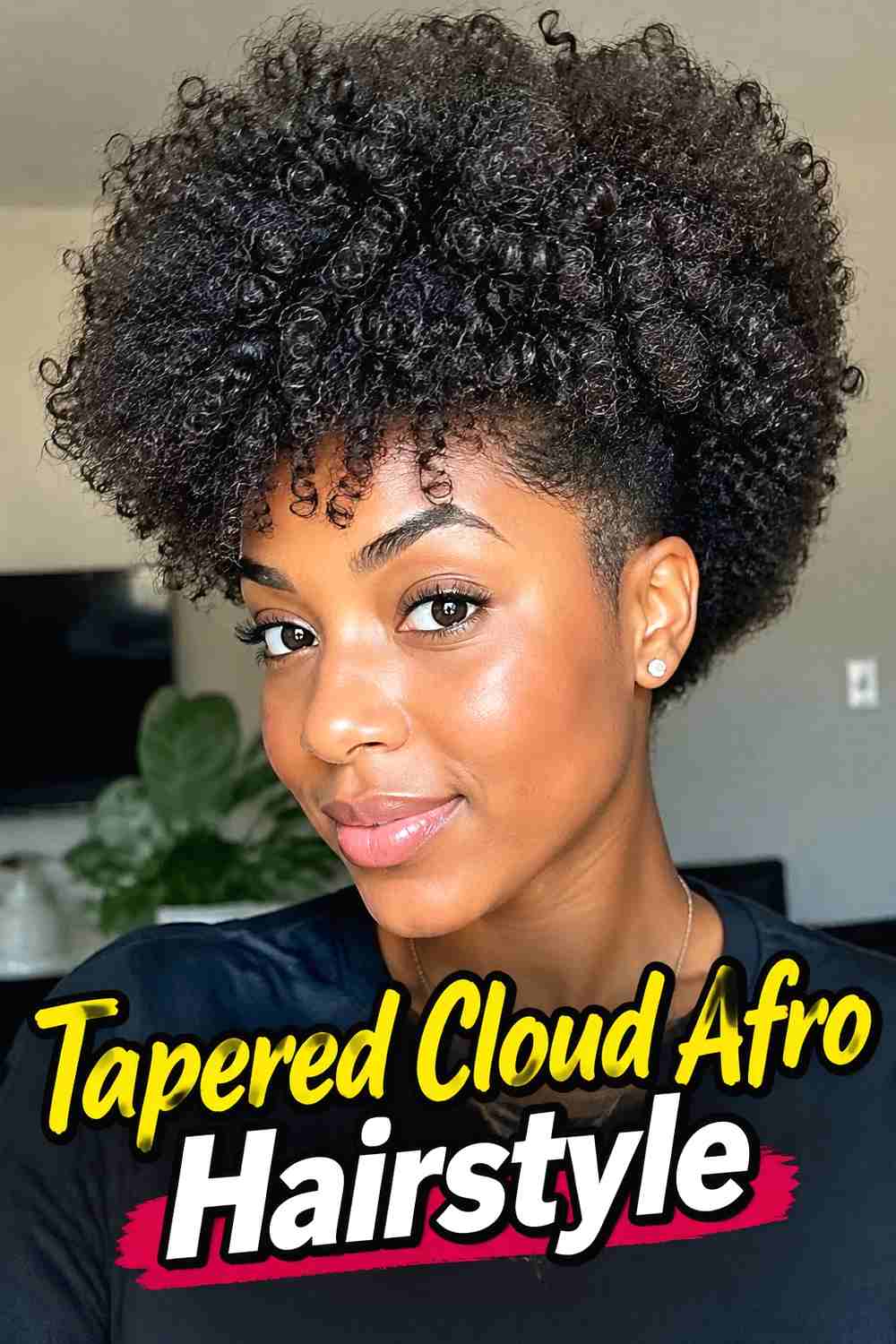 11. Tapered Cloud Afro Hairstyle