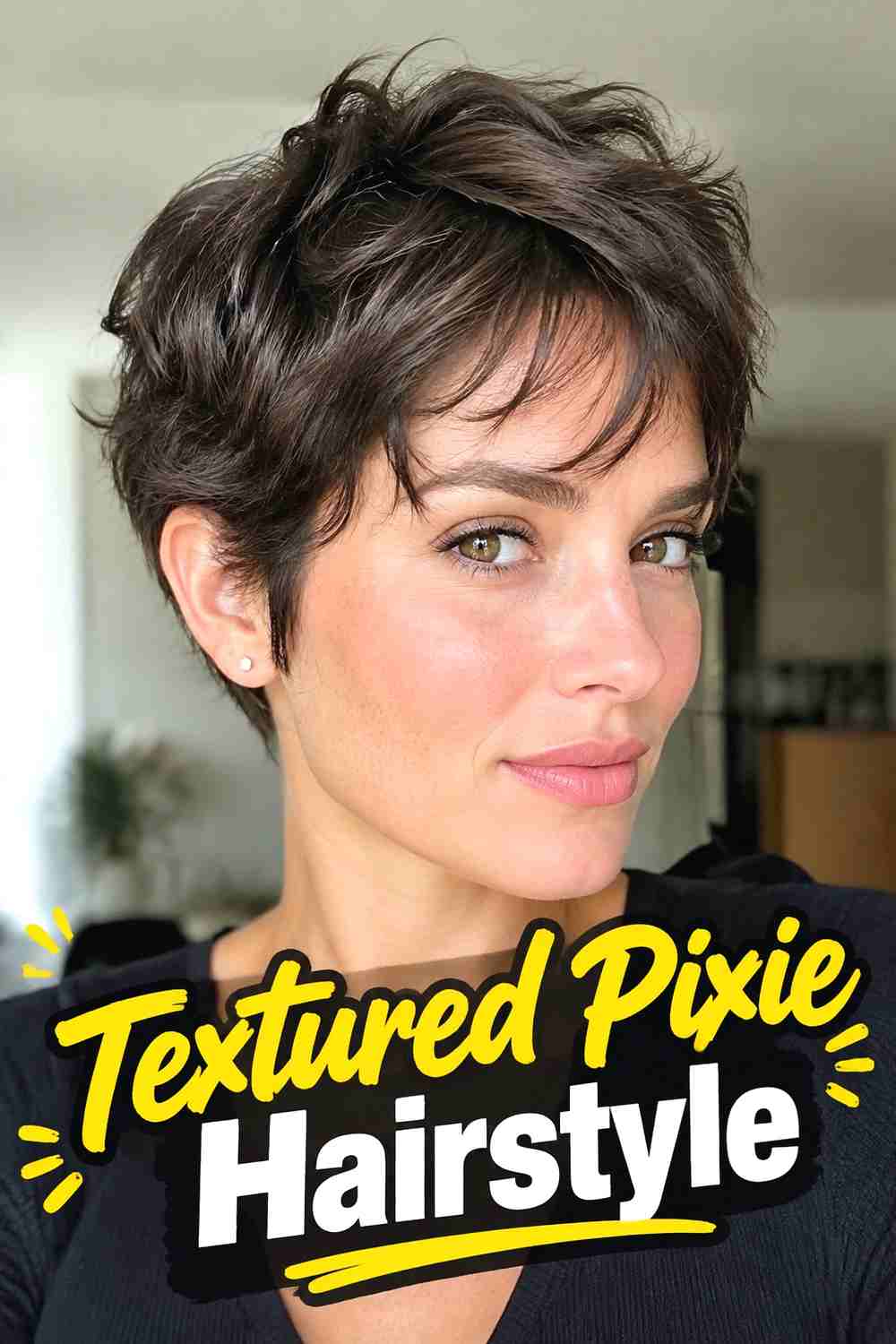 6. Textured Pixie Hairstyle