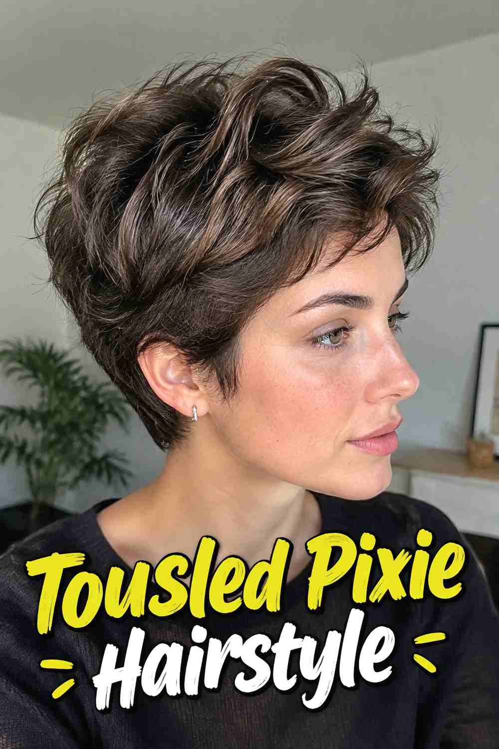 13. Tousled Pixie Hairstyle