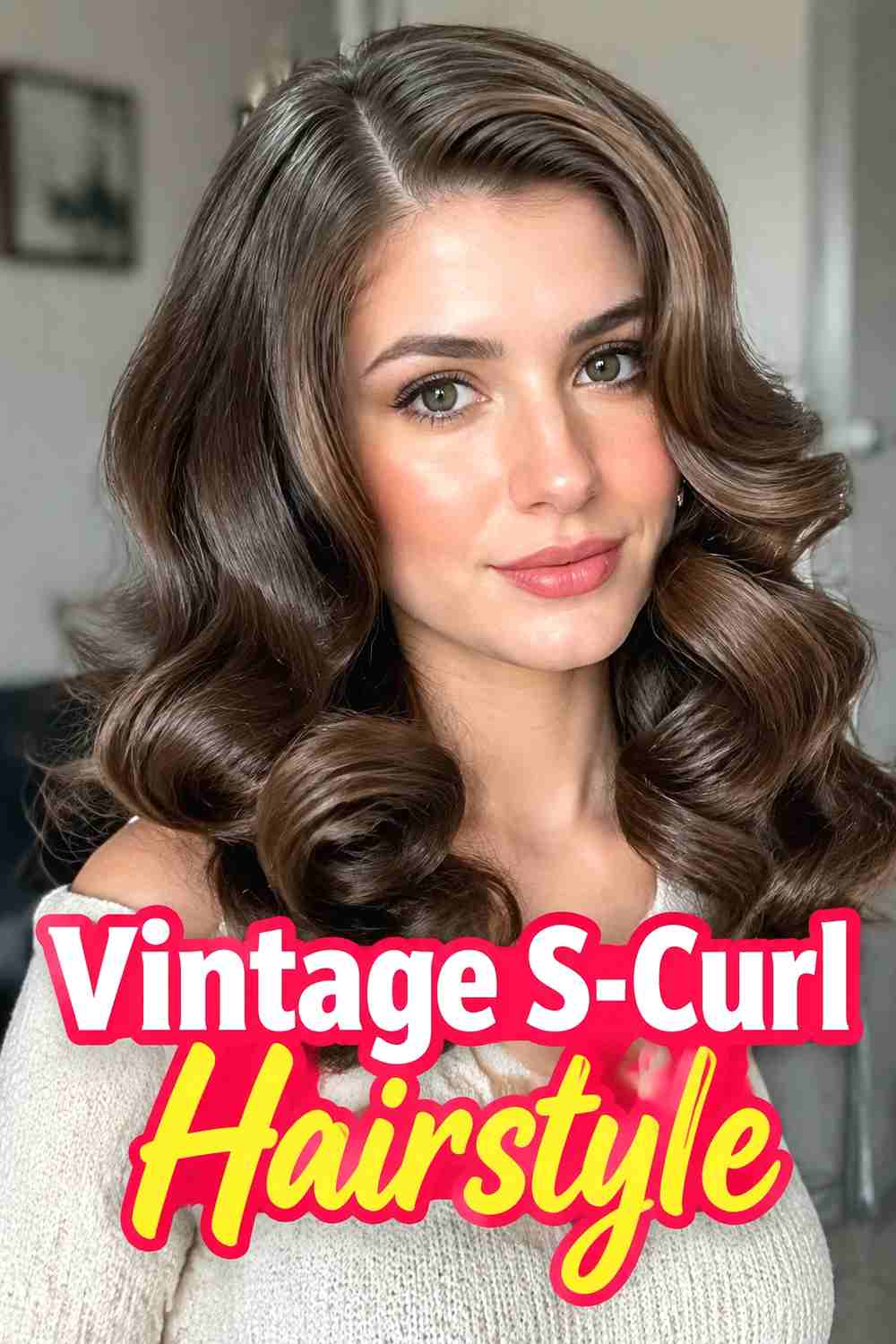 9. Vintage S Curl Hairstyle