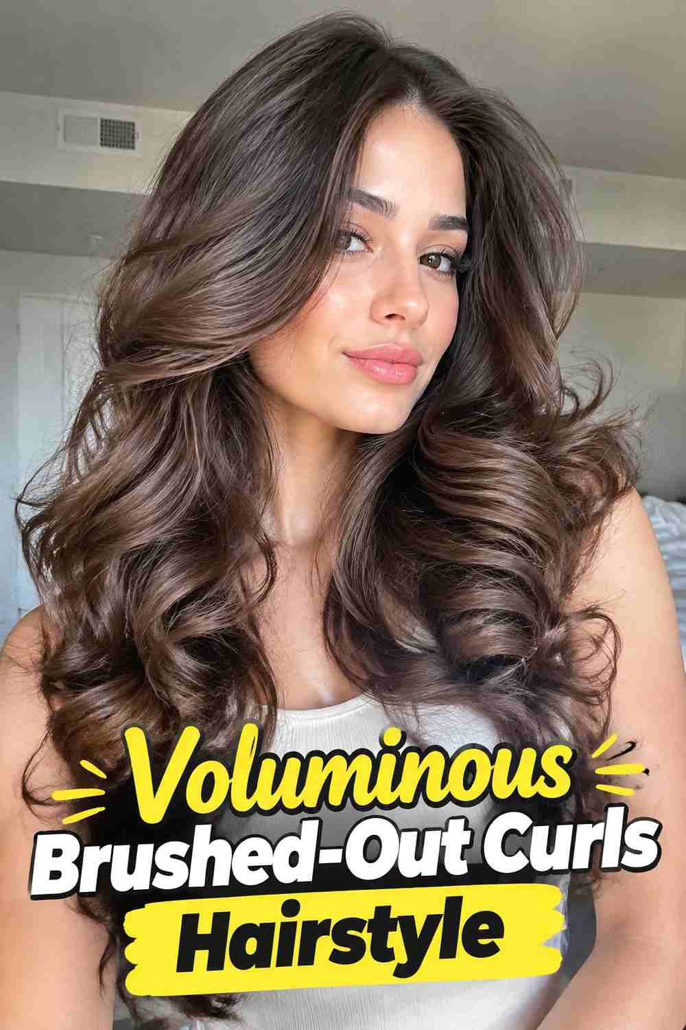 20. Voluminous Brushed Out Curls Hairstyle