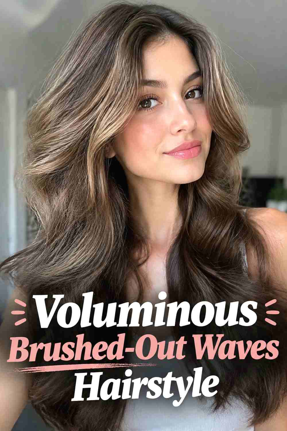5. Voluminous Brushed Out Waves Hairstyle