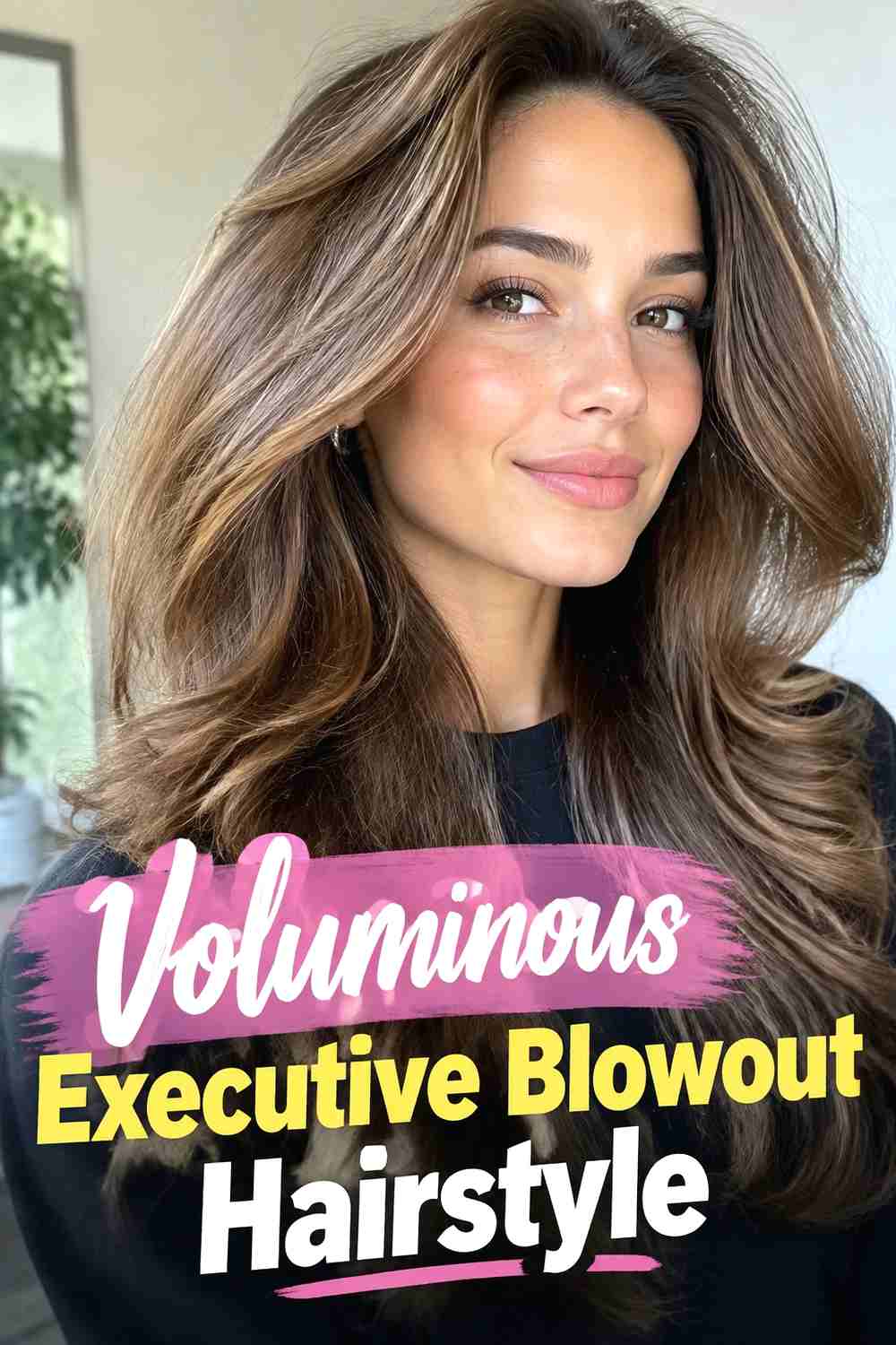 7. Voluminous Executive Blowout Hairstyle