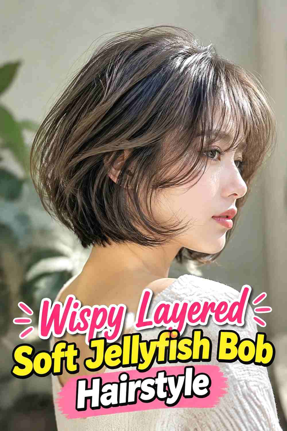 5. Wispy Layered Soft Jellyfish Bob Hairstyle